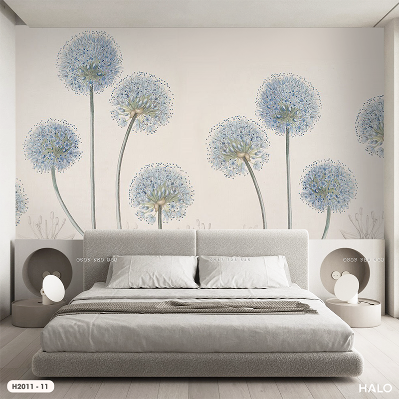  Tranh Dán Tường  Hoa 8D 16D - H2011 