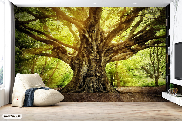  Tranh Dán Tường Cây 8D 16D - CAY2304 