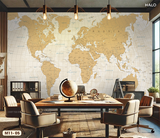  Tranh Dán Tường Bản Đồ 8D 16D - M11 