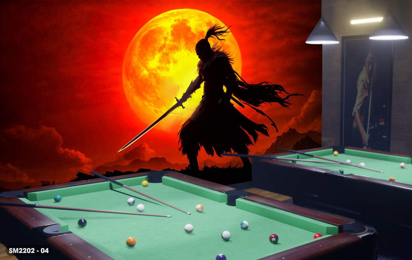  Tranh Dán Tường Samurai 8D 16D - SM2202 