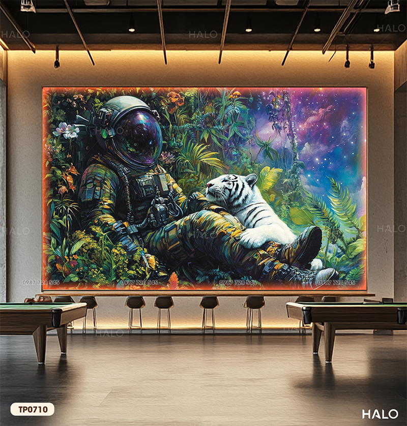  Tranh Dán Tường Mộng Ảo Ngân Hà 8D 16D  - TP0710 