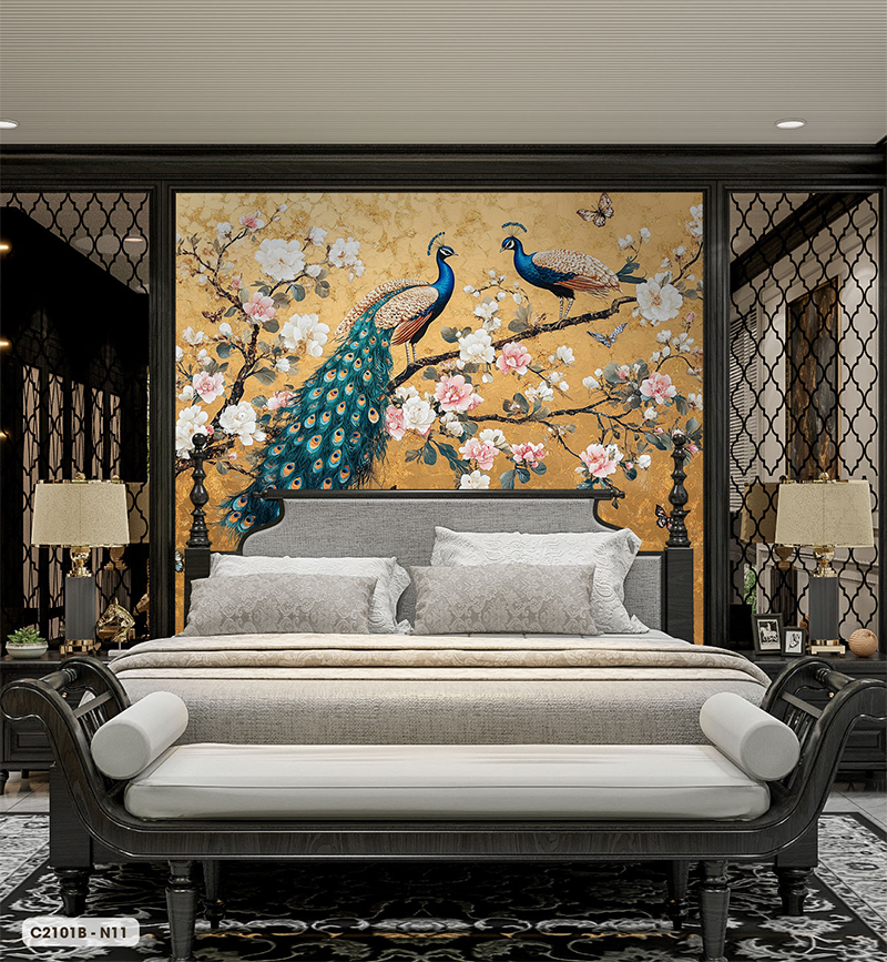  Tranh Dán Tường Hạnh Phúc Viên Mãn 8D 16D - C2101B 