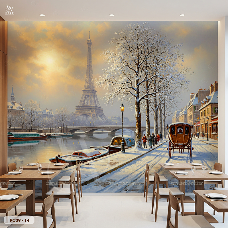  Tranh Dán Tường Phong Cảnh Châu Âu - PC39 