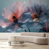  Tranh Dán Tường Hoa 8D 16D - H0825 