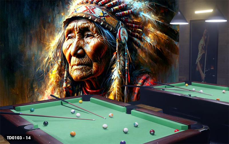  Tranh Dán Tường Thổ Dân 8D 16D - TD0103 