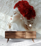  Tranh Dán Tường Vẻ Đẹp Kiêu Sa 8D 16D - G2301 