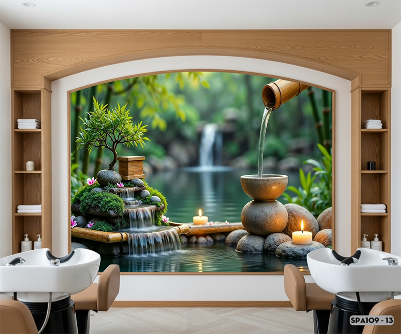  Tranh Dán Tường Spa 8D 16D - SPA109 