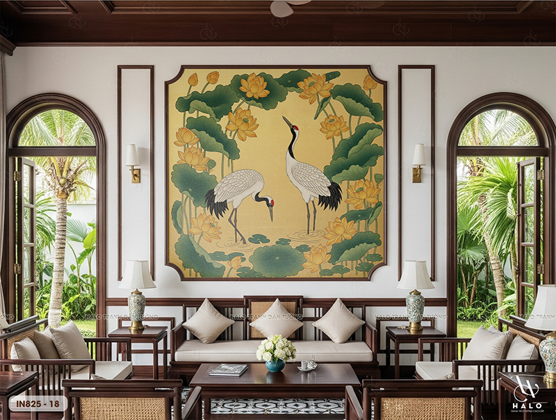  Tranh Dán Tường Indochine 8D 16D - IN825 