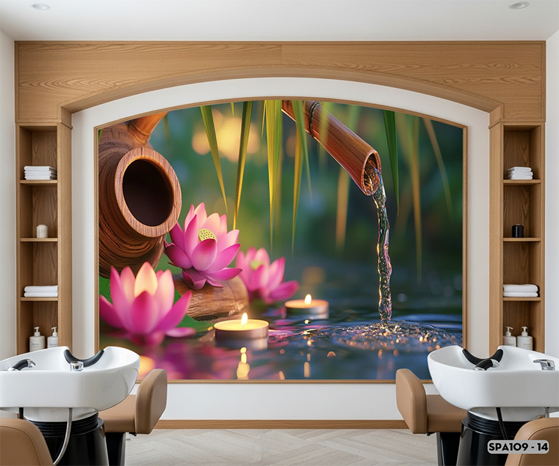  Tranh Dán Tường Spa 8D 16D - SPA109 