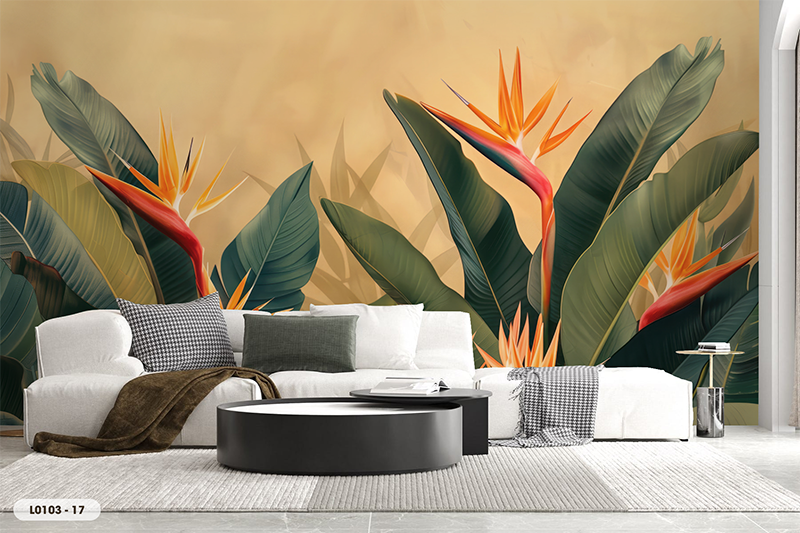  Tranh Dán Tường Lá 8D 16D - L0103 