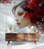  Tranh Dán Tường Vẻ Đẹp Kiêu Sa 8D 16D - G2301 