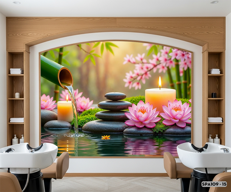  Tranh Dán Tường Spa 8D 16D - SPA109 