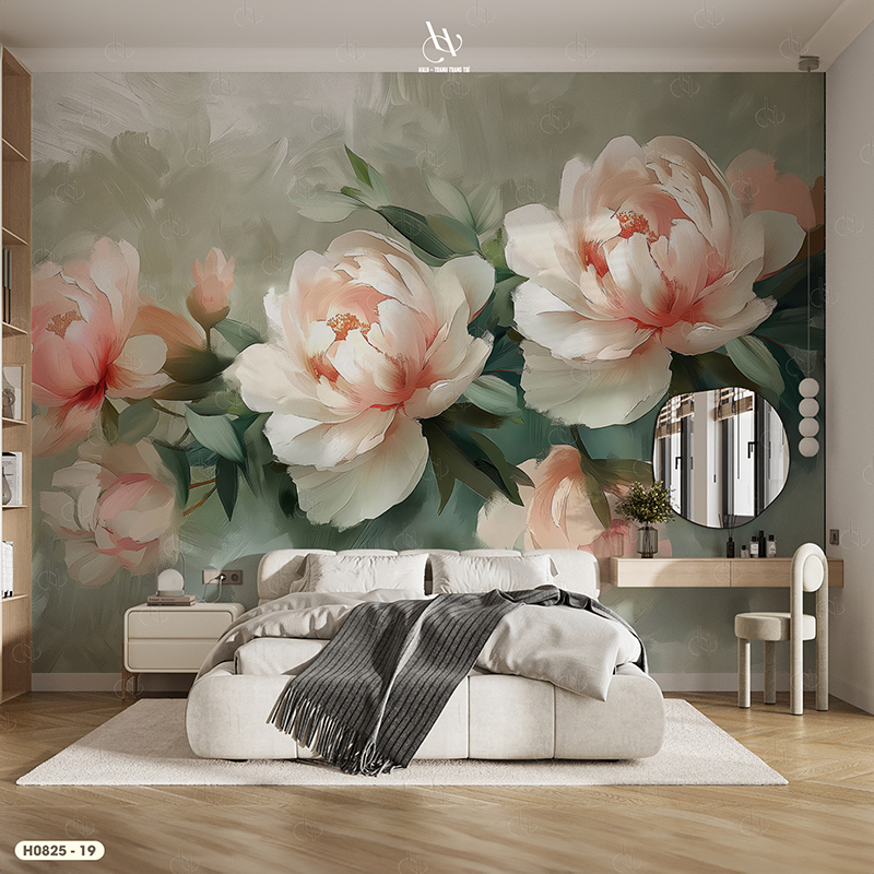  Tranh Dán Tường Hoa 8D 16D - H0825 