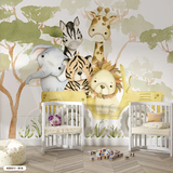  Tranh Dán Tường Động Vật Rừng Trẻ Em 8D 16D - KID311 