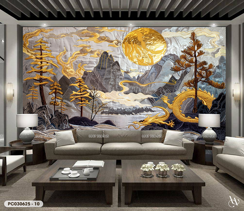  Tranh Dán Tường Phong Cảnh 8D 16D - PC030625 