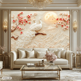  Tranh Dán Tường Hạnh Phúc Viên Mãn 8D 16D - C2101B 