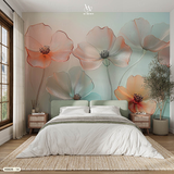  Tranh Dán Tường Hoa 8D 16D - H0825 