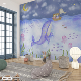  Tranh Dán Tường Tone Hồng Dành Cho Bé Gái 8D 16D - KID311 