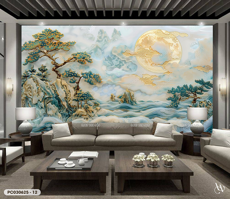  Tranh Dán Tường Phong Cảnh 8D 16D - PC030625 