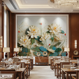  Tranh Dán Tường Hoa Sen 8D 16D - S278 