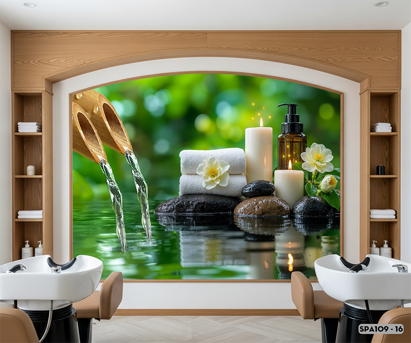  Tranh Dán Tường Spa 8D 16D - SPA109 