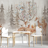  Tranh Dán Tường Động Vật Rừng Trẻ Em 8D 16D - KID311 