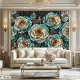  Tranh Dán Tường Hoa Mosalic 8D 16D - MSL 