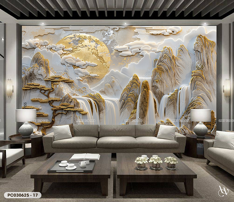  Tranh Dán Tường Phong Cảnh 8D 16D - PC030625 