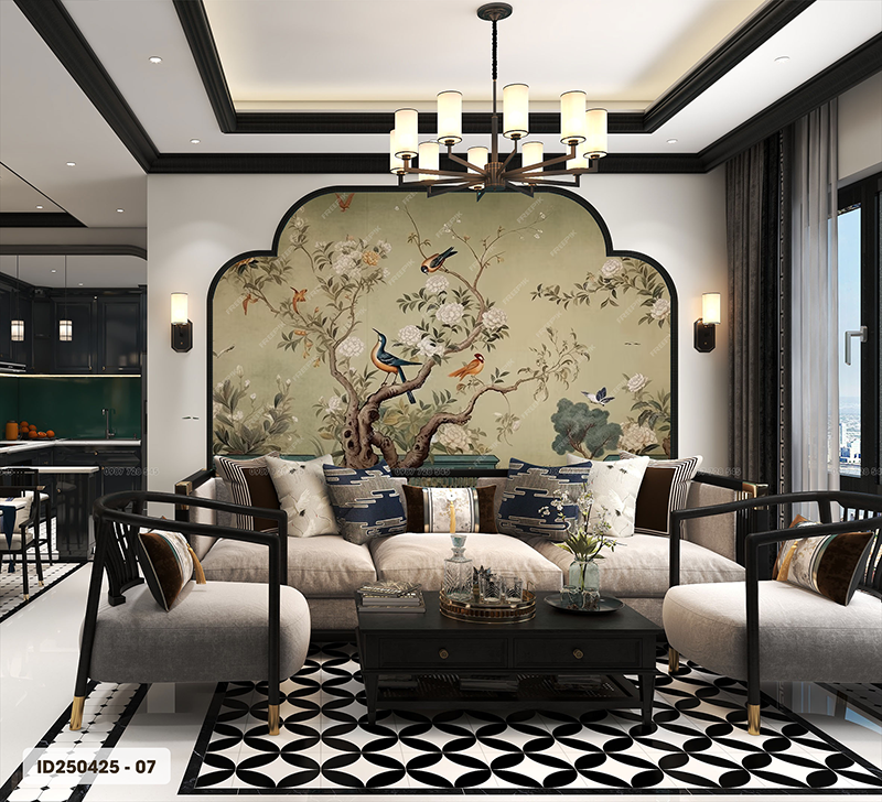  Tranh Dán Tường Indochine  8D 16D - ID250425 