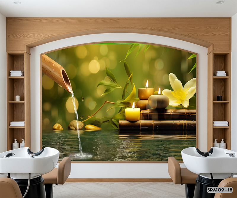  Tranh Dán Tường Spa 8D 16D - SPA109 