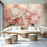  Tranh Dán Tường Vẻ Đẹp Kiêu Sa 8D 16D - G2301 