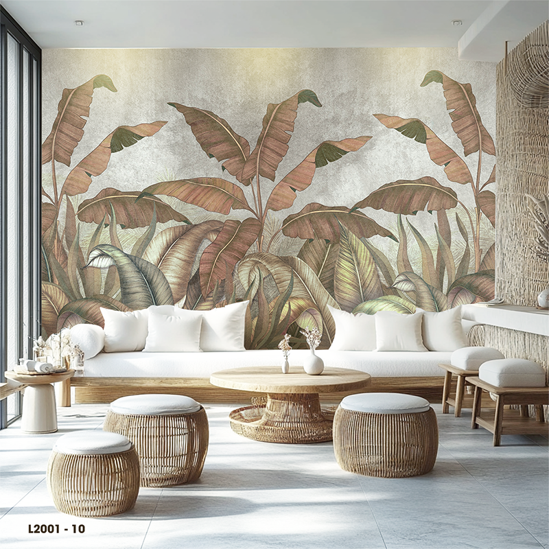  Tranh Dán Tường Lá 8D 16D - L2001 