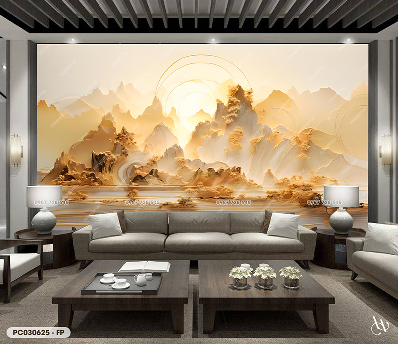  Tranh Dán Tường Phong Cảnh 8D 16D - PC030625 