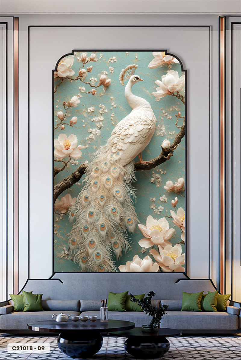  Tranh Dán Tường Hạnh Phúc Viên Mãn 8D 16D - C2101B 