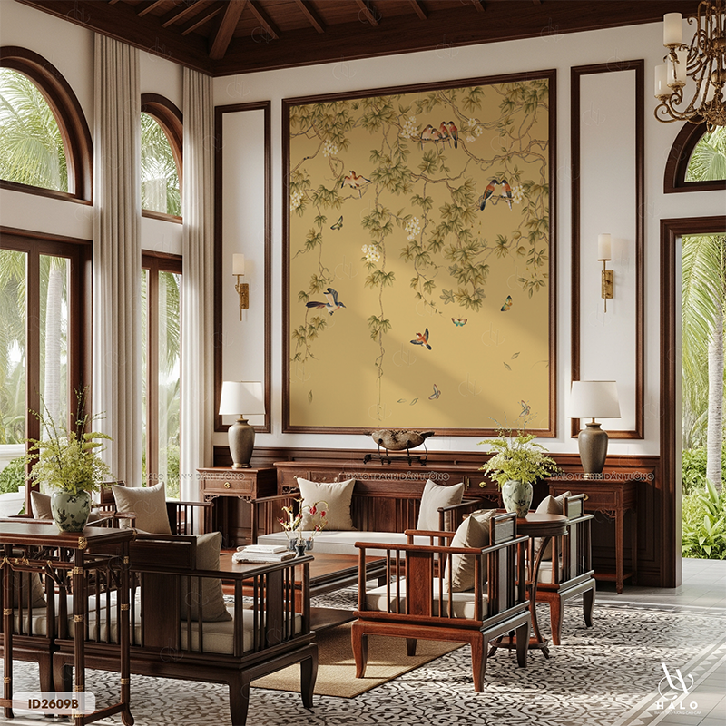  Tranh Dán Tường Indochine 8D 16D - ID2609B 