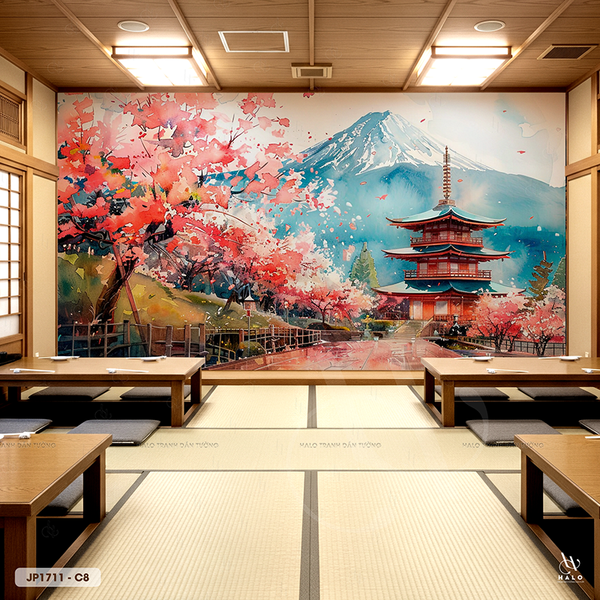  Tranh Dán Tường Phong Cảnh Nhật Bản - JP1711 