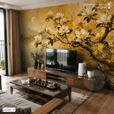  Tranh Dán Tường Indochine - Hoa Mộc Lan 8D 16D - ID226 - 2 