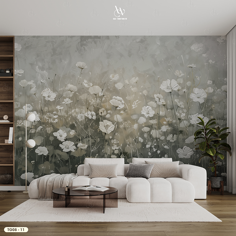  Tranh Dán Tường Tối Giản 8D 16D - TG08 