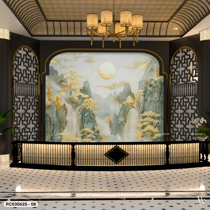  Tranh Dán Tường Phong Cảnh 8D 16D - PC030625 