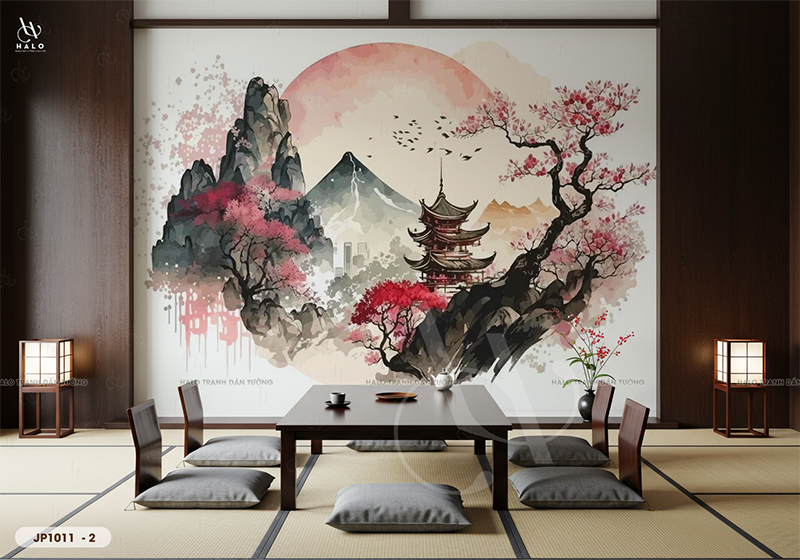  Tranh Dán Tường Phong Cảnh Nhật Bản - JP1010 