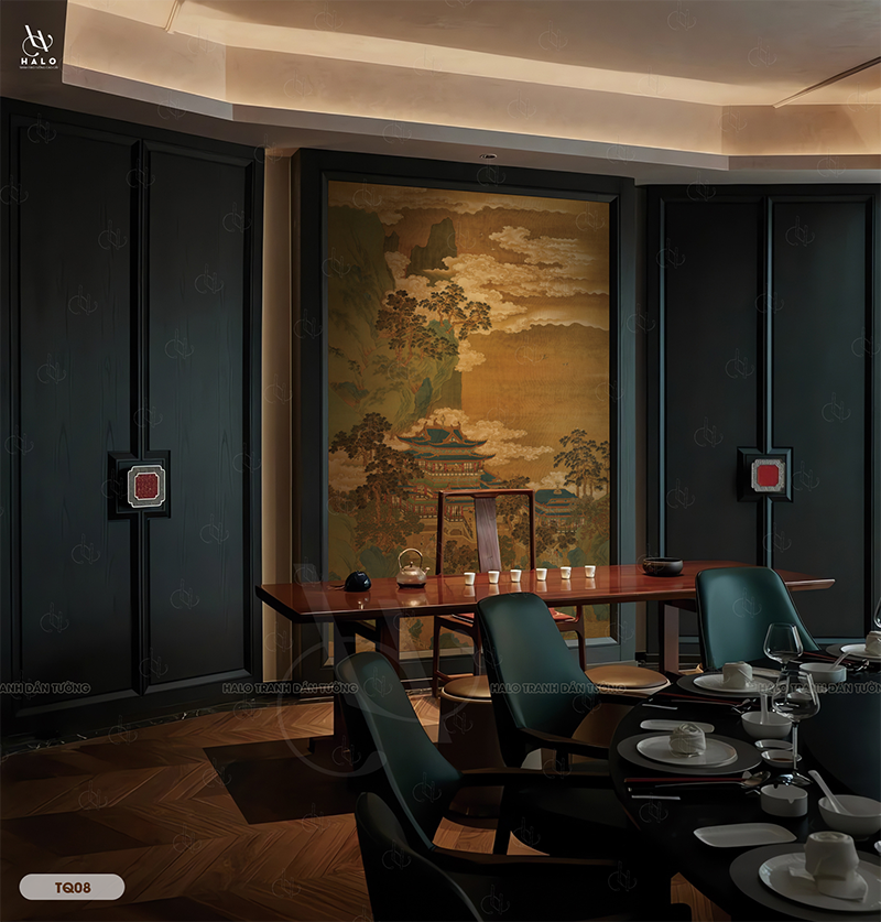  Tranh Dán Tường Sơn Thủy 8D 16D - ST2310 