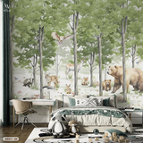  Tranh Dán Tường Động Vật Rừng Trẻ Em 8D 16D - KID311 