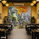  Tranh dán tường Hà Nội phố - HN2910 