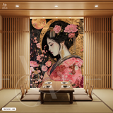  Tranh Dán Tường Geisha Nhật Bản - DV1212 
