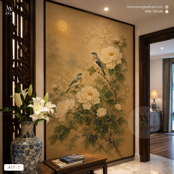  Tranh Dán Tường Hoa - A17 - 1 