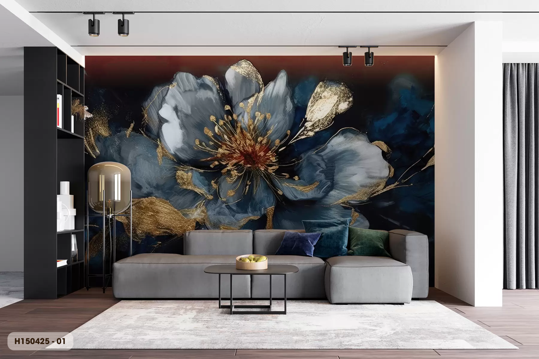  Tranh Dán Tường Hoa 8D 16D - H150425 