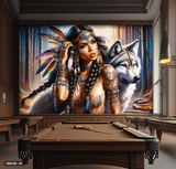  Tranh Dán Tường Thổ Dân 8D 16D - TD0103 