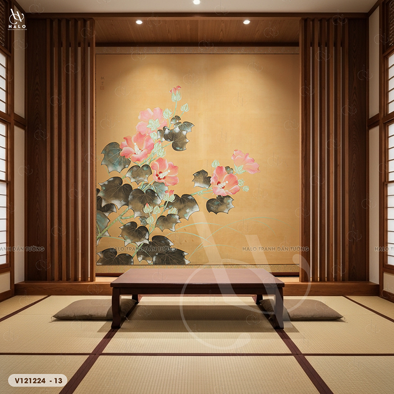  Tranh Dán Tường Nhà Hàng Nhật Bản Cổ Điển - VT21224 