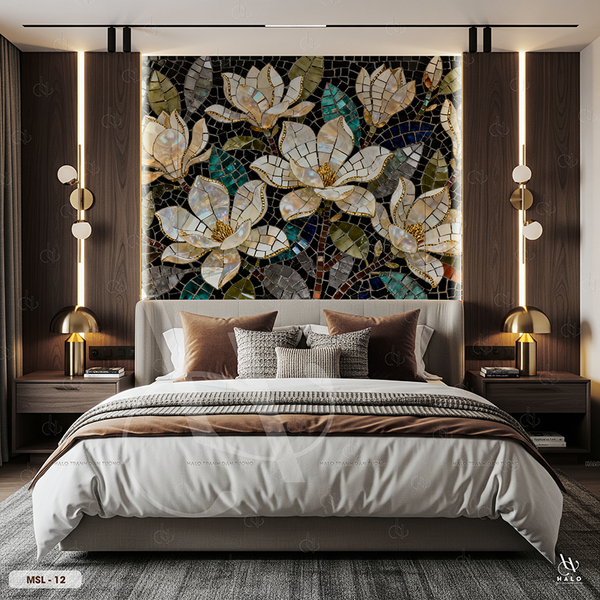  Tranh Dán Tường Hoa Mosalic 8D 16D - MSL 