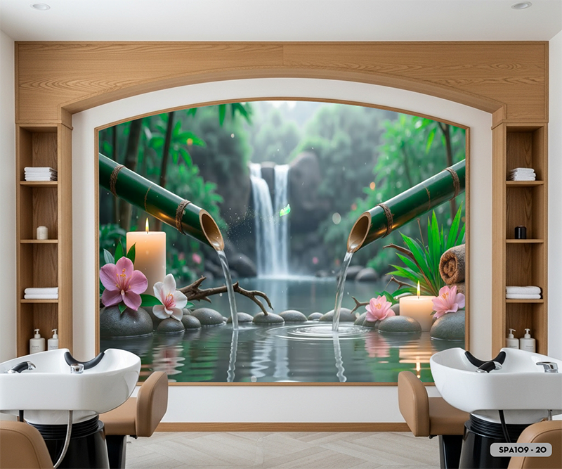  Tranh Dán Tường Spa 8D 16D - SPA109 